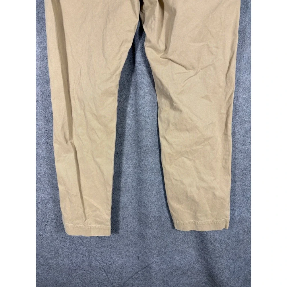 Banana Republic Emerson Chino Khaki Pants Mens 35x32 Tan Straight Leg‎ 859793-01